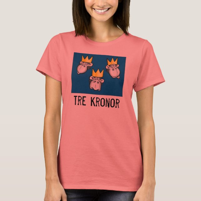T-shirt Tre Kronor Singes (Devant)