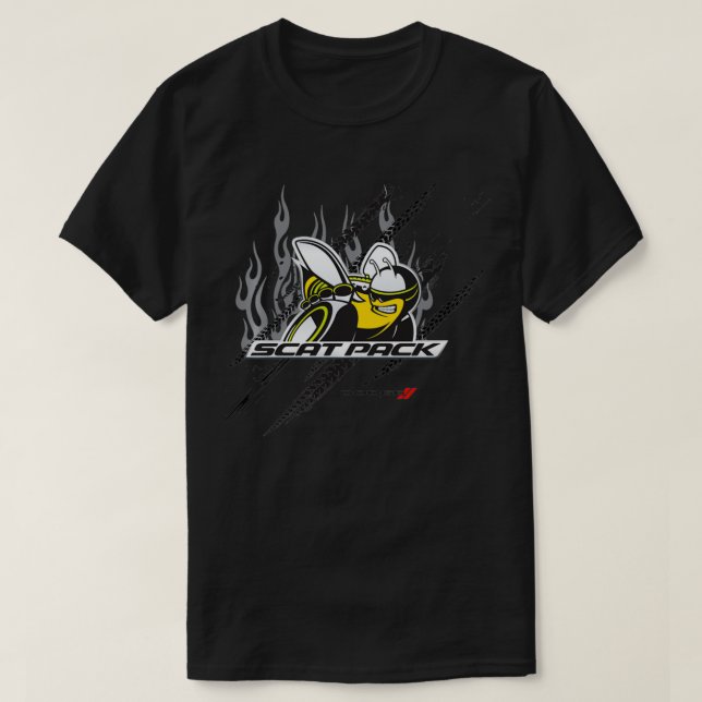 T-shirt Treads de la Scat Pack de Dodge (Design devant)