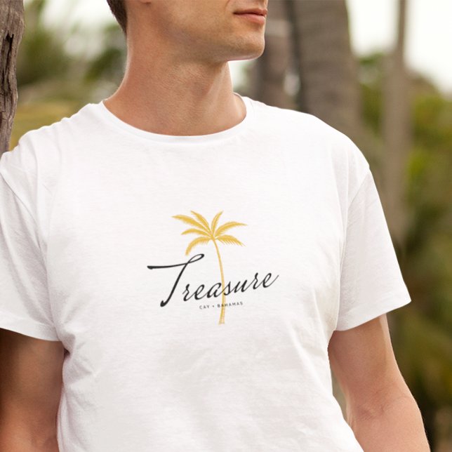 T-shirt Treasure Cay, Bahamas Style Vintage minimal (Créateur téléchargé)