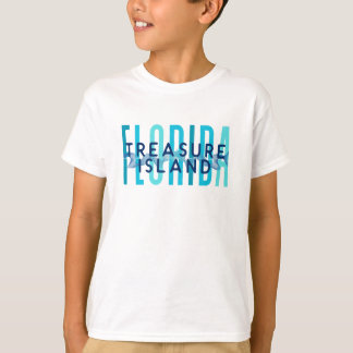 T-shirt Treasure Island Floride (Ocean Waves)