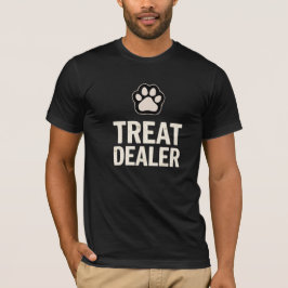 T-shirt Treat Dealer drôle de chien amoureux