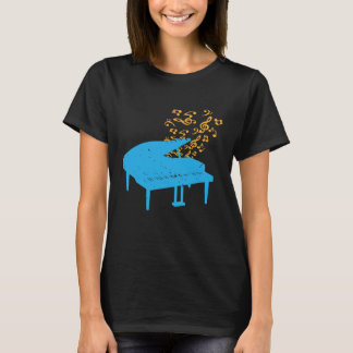T-shirt Treble Clef Musicien Piano Player Cadeau Royal Pia