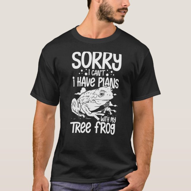 T-shirt Tree Frog Pet Habitat Terrarium Care Eggs Tank Foo (Devant)