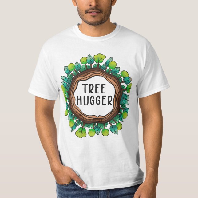 T-shirt Tree Hugger - Embrace Nature's Beauty (Devant)