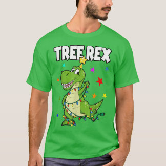 T-shirt Tree Re Dino Noël pour les amateurs de Dino Hommes