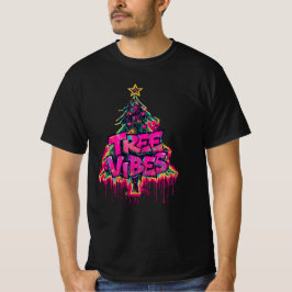 T-shirt Tree Vibes – Conception d'arbre de Noël graffiti