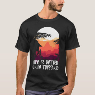 T-shirt Treehouse Vie Mieux Dans Treehouse Treehouse Treeh