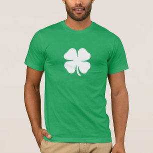 T-shirt Trèfle à quatre feuilles chanceux Irlandais