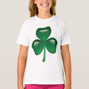 T-shirt Trèfle à trois feuilles Shamrock vert
