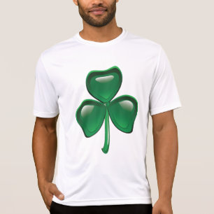 T-shirt Trèfle à trois feuilles Shamrock vert