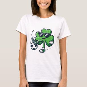 T-shirt Trèfle de St Patricks Soccer Saint Pattys Footll G