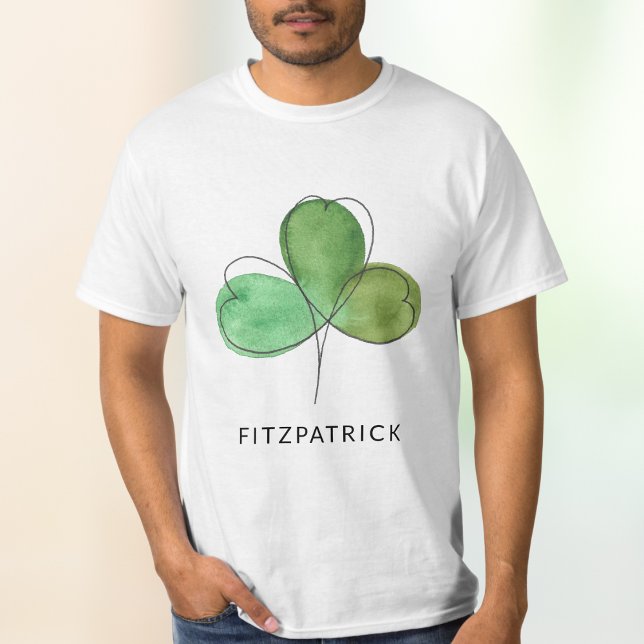 T-shirt Trèfle Vert Patrimoine Irlandais (Créateur téléchargé)