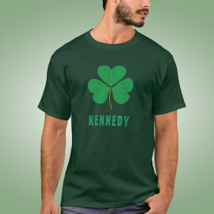 T-shirt Trèfle vert Shamrock Irlande Celtique Nom irlandai