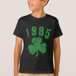T-shirt Trèfle vintage 1985 Irlandais 40e anniversaire St.