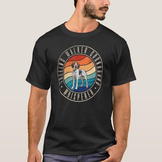 T-shirt Trek Walker Coonhound Whisperer (Devant)