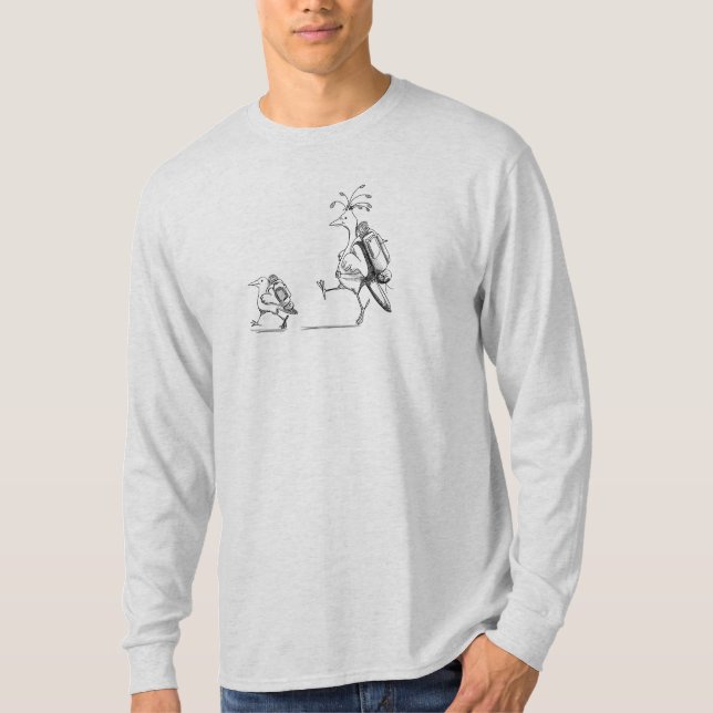 T-shirt Trekking avec le Monal de l'Himalaya (Devant)