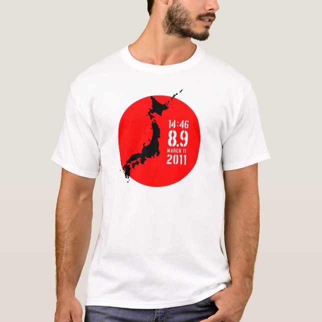 T-shirt Tremblement de terre du Japon (Devant)