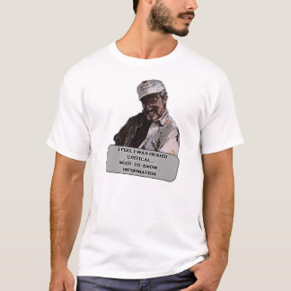 T-shirt Tremors Drôle Design - Besoin de connaître l'infor