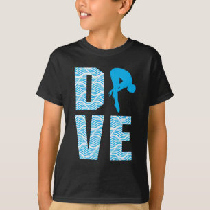 T-shirt Tremplin de plate-forme de plongeur de cadeau de