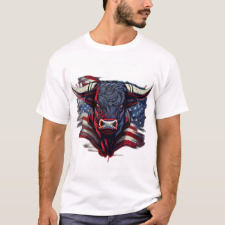 T-shirt Trending American flog t shirt pour hommes