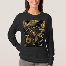 Trending Elegant Black & Gold Six Seven New Year
