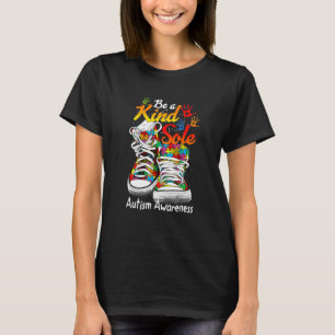 T-shirt Trendy Be A Kind Sole Puzzle Chaussures Autisme Pr