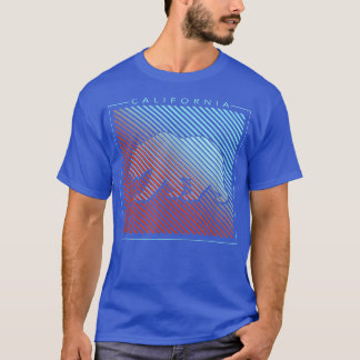 T-shirt Trendy California Bear Neon Box Up