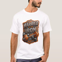 Trendy Gray MARIÉ À L'IRON Text Design