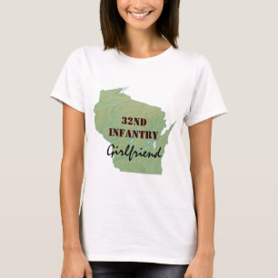 T-shirt trente-deuxième Coutume de garde nationale du