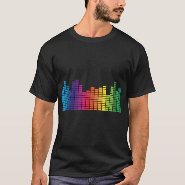 T-shirt très amusant pour égaliseur numérique (Devant)