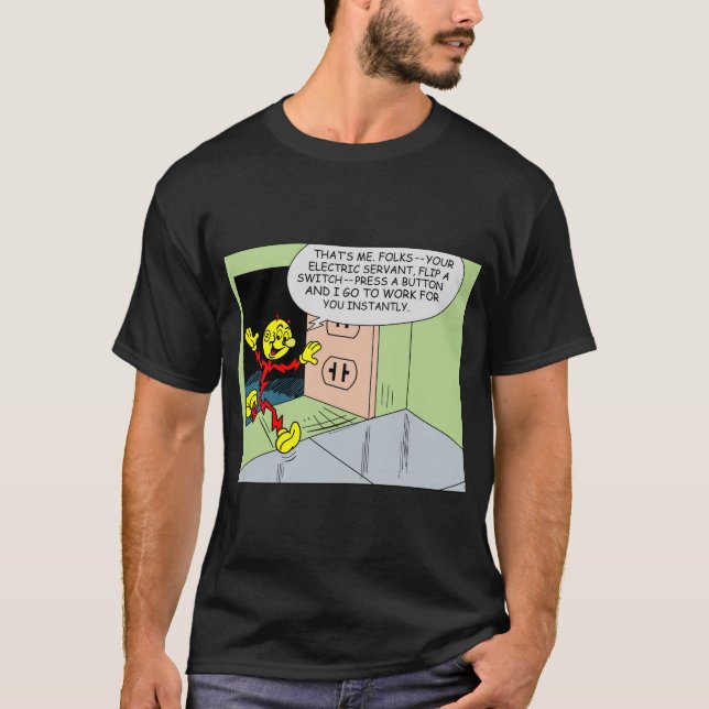 T-shirt très amusant Reddy Kilowatt (Devant)