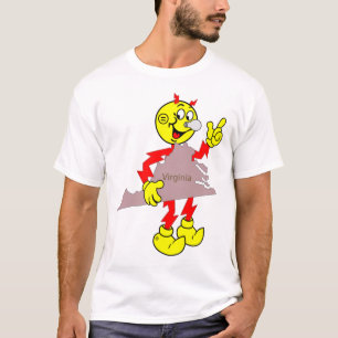 T-shirt très amusant Reddy Kilowatt Virginia