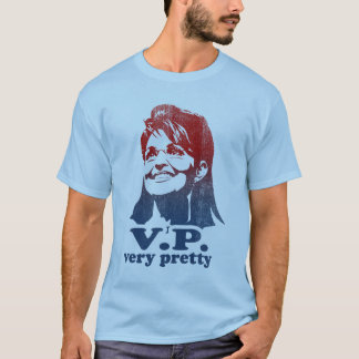 T-shirt très joli affligé par Palin de Sarah V.P.