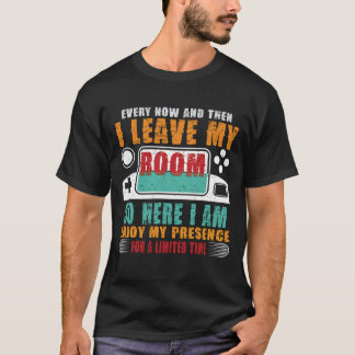 T-shirt Très Maintenant Et Puis Je Quitte Ma Chambre Jouan