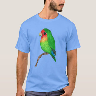 T-shirt Très mignon oiseau à tête de pêche
