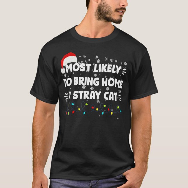 T-shirt Très Probable D'Apporter À La Maison Une Famme Dif (Devant)