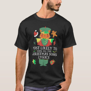 T-shirt Très Probable De Connaître Toutes Les Paroles De C
