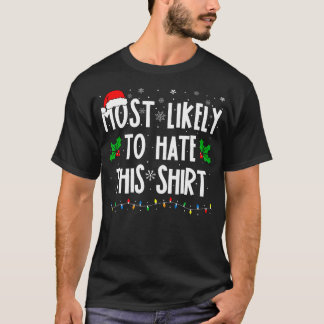 T-shirt Très Probable De Détester Cette Famille De Chemise