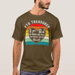 T-shirt Trésorier du PTO Appréciation École Parent Volonta