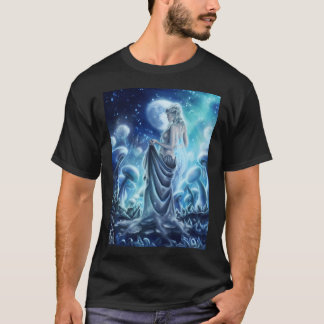 T-shirt Trésors Tricky - Fée Aux Champignons Et Nuit