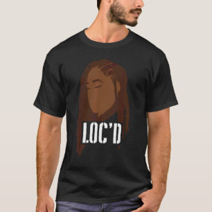 T-shirt Tresses Collées Femmes Noires LOC'd Mélanine Afro