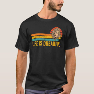 T-shirt Tresses Rasta Rasta Vie Est Terrible