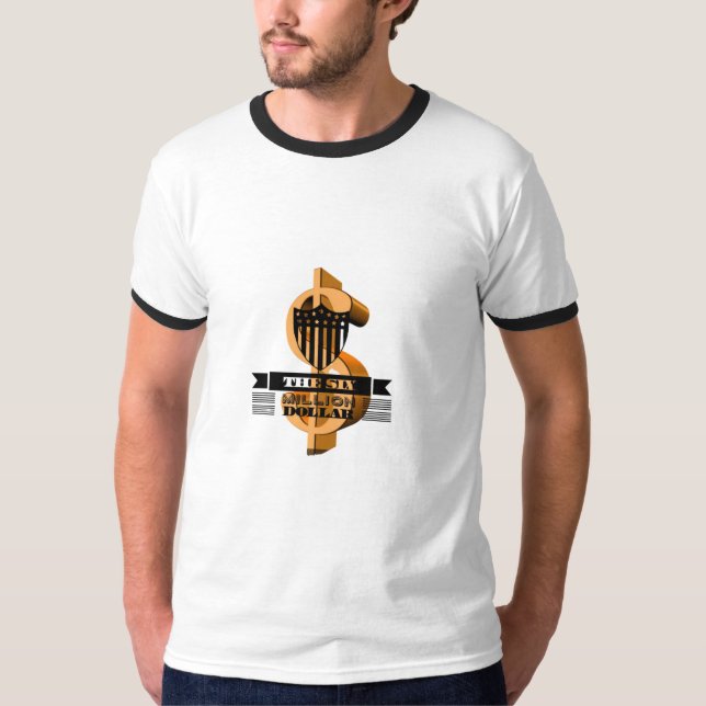 T-shirt Trevco Homme à manches courtes de six millions de  (Devant)