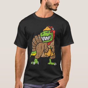 T-shirt Trex Dinosaur Turquie Amusants Toddler Enfants Tha