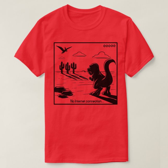T-shirt TRex hors ligne (Design devant)