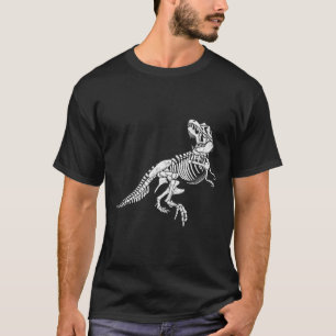 T-shirt TRex Skeleton Lazy Halloween Costume Cool Dinosaur