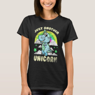T-shirt Trex Unicorn Inspirée Crème glacée Corne de cône L