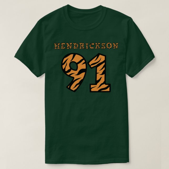 T-shirt Trey hendrickson Tiger Stripe Merch (Design devant)
