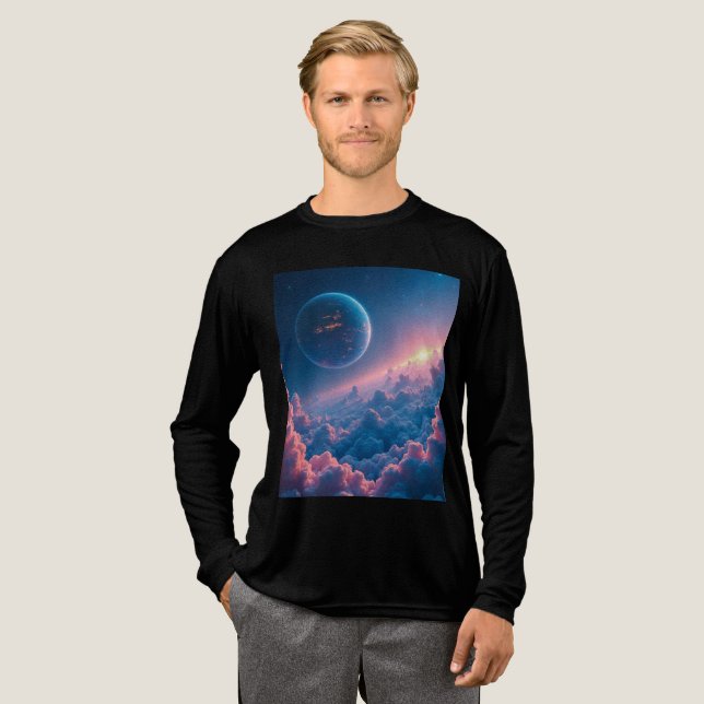 T-Shirt Tri-Blend Shirt (Volle Vorderseite)