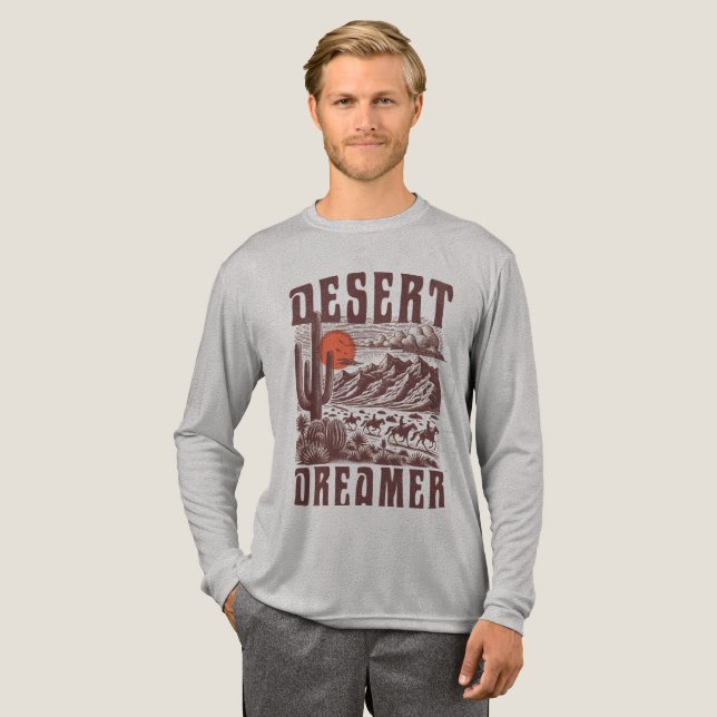 T-Shirt Tri-Blend Shirt (Volle Vorderseite)